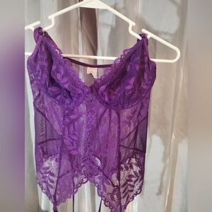 Purple XL boustier/garter